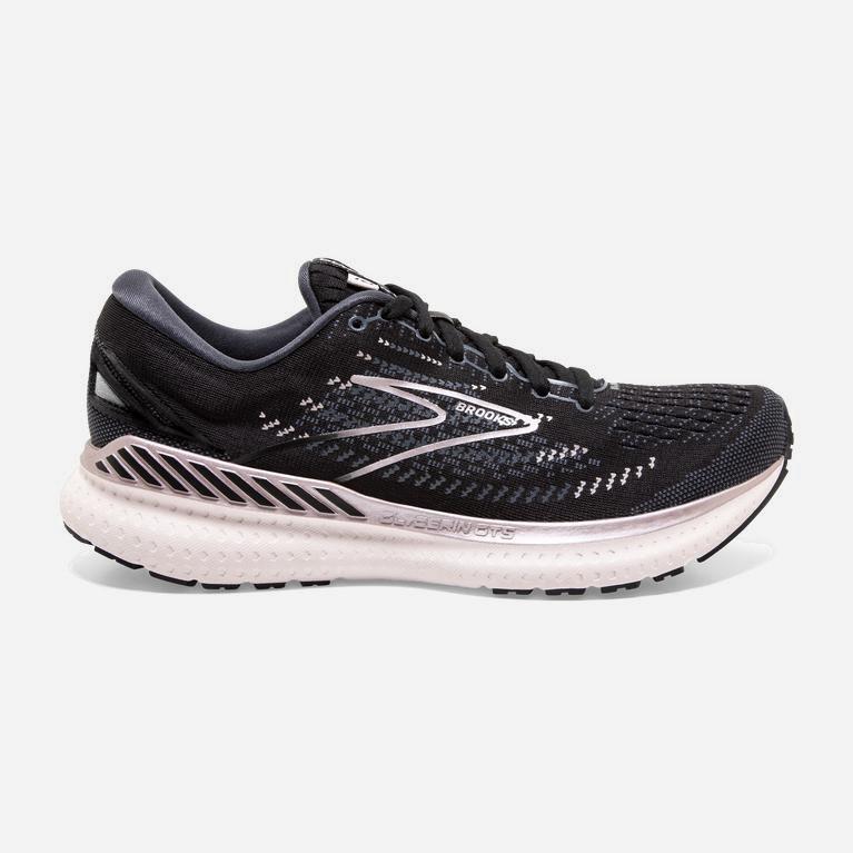 Brooks Glycerin Gts 19 Israel - Women's Max Cushion Road Running Shoes - Black/Ombre/Metallic/MistyR